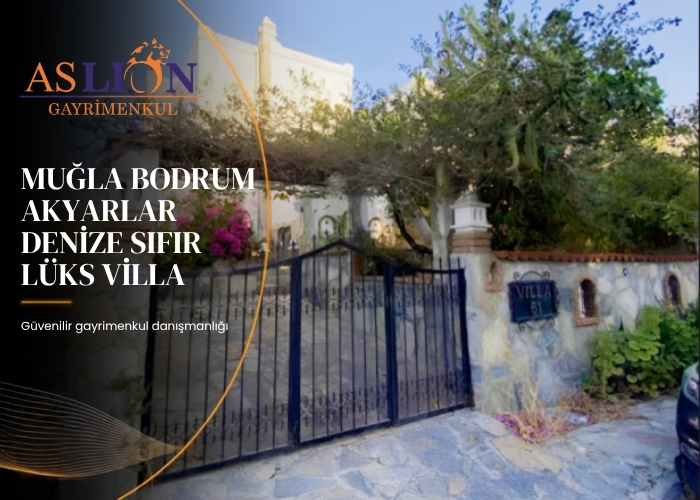 MUĞLA BODRUM AKYARLAR DENİZE SIFIR LÜKS VİLLA